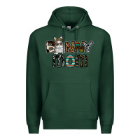 Sports Green bunny mom Premium Hoodie - CowhideDigitalArt