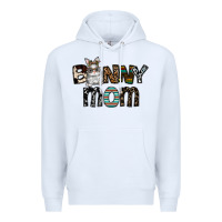 White bunny mom Premium Hoodie - CowhideDigitalArt