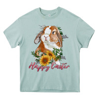 Arona Happy easter with bunny and sunflowers Heavy Core Tee - RanaPortraitStore