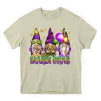Mossy Mardi Gras crew with gnomes Heavy Core Tee - NancyCooperArtShop