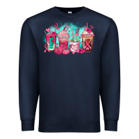 Breast Cancer  Coffee Cups Premium Sweatshirt | Teevron