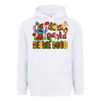 White dear aanta define good Heavyweight Hoodie - AdoDesignShop