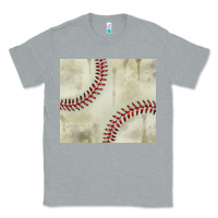 Heather Grey dirty baseball pattern Classic Tee - TumblerDesignByShophia