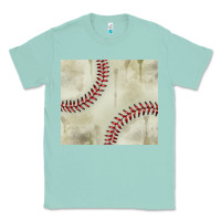 Seafoam dirty baseball pattern Classic Tee - TumblerDesignByShophia