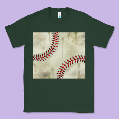 Dirty Baseball Pattern Classic Tee Designed By Tumblerdesignbyshophia