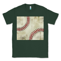 Sports Green dirty baseball pattern Classic Tee - TumblerDesignByShophia