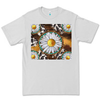 Dove Grey western daisy and cowhide tumbler tbs Premium Tee - TumblerDesignByShophia