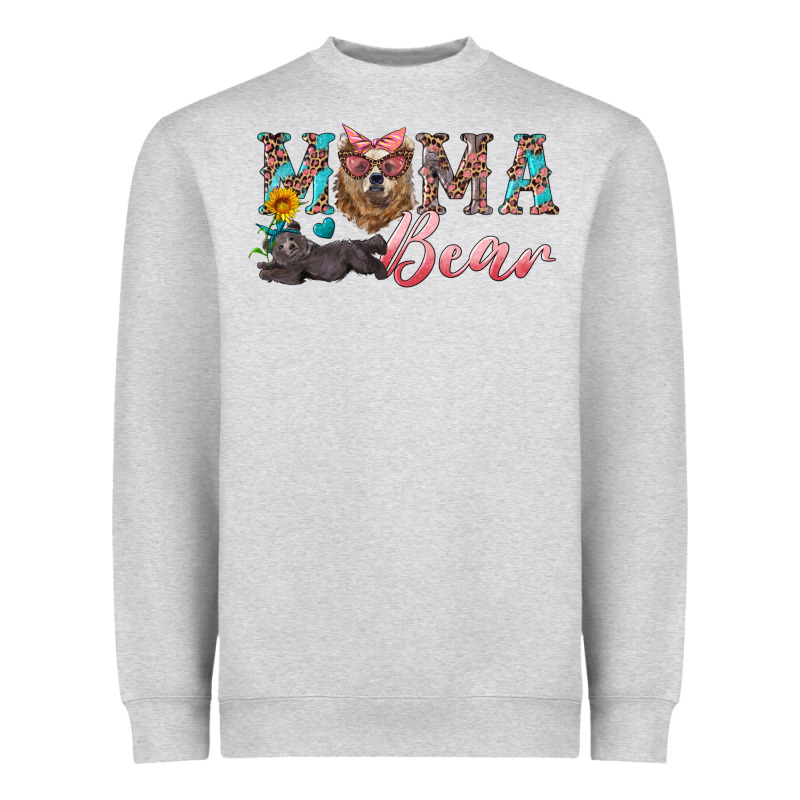Mama Bear With Mama And Baby Heavyweight Sweatshirt by Artiststas | Teevron