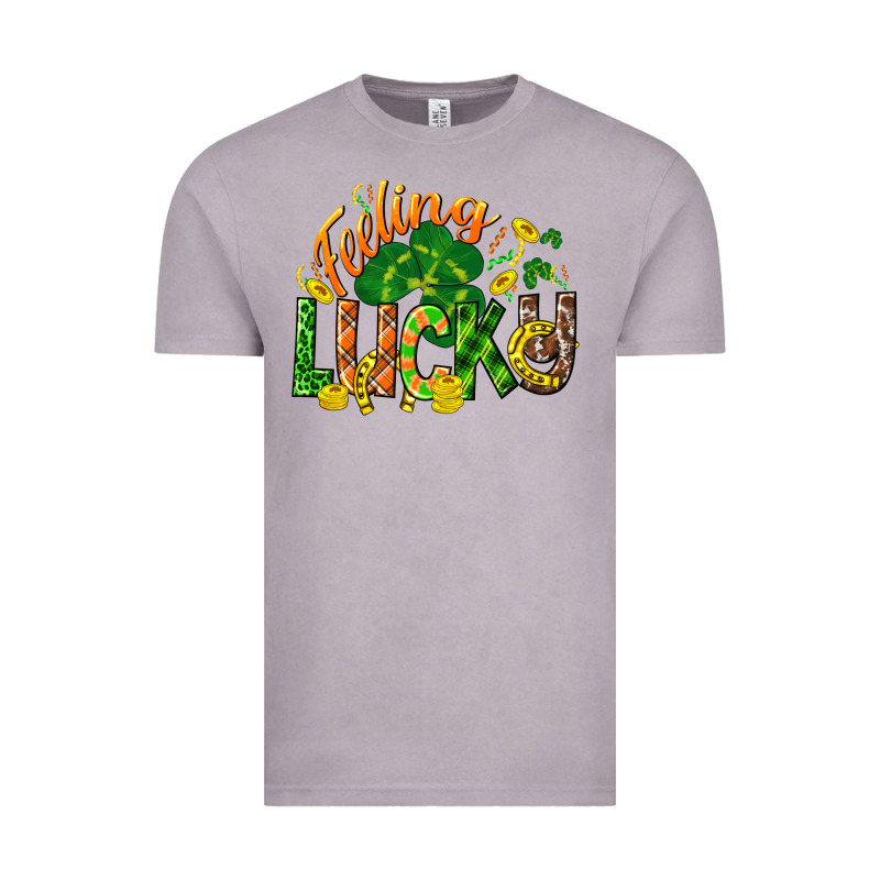 Feeling Lucky St. Patrick's Day Vintage Tee by CowGirlArtShop | Teevron