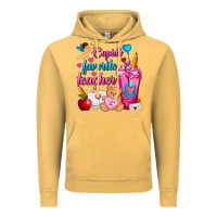 Vintage Mustard Cupid's Favorite Teacher Valentine's Day Frappe Vintage Hoodie - FaDigitalArtStudio
