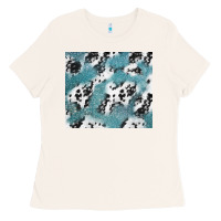Bone teal glitter and cowhide Ladies Tee - TumblerDesignByShophia