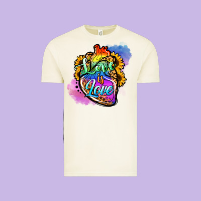 Love Is Love Pride Vintage Tee Designed By Jasminsmagicworld