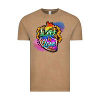 Vintage Coffee love is love pride Vintage Tee - Jasminsmagicworld