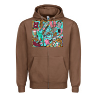 Chestnut nurse tumbler Zipper Hoodie - BarkalooDesign