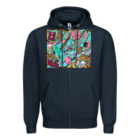 Navy nurse tumbler Zipper Hoodie - BarkalooDesign