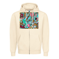 Sandshell nurse tumbler Zipper Hoodie - BarkalooDesign