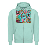 Seafoam nurse tumbler Zipper Hoodie - BarkalooDesign