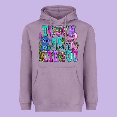 Touch Me And I Will Bite Heavyweight Hoodie Designed By Adodesignshop