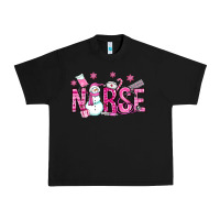 Black nurse pink christmas Urban Heavy Tee - OliviaCreatesArt