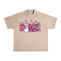 French Oak nurse pink christmas Urban Heavy Tee - OliviaCreatesArt