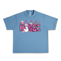 Pebble Blue nurse pink christmas Urban Heavy Tee - OliviaCreatesArt