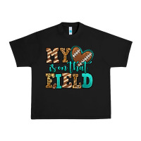 Black my heart is on that field american football Urban Heavy Tee - Jasminsmagicworld