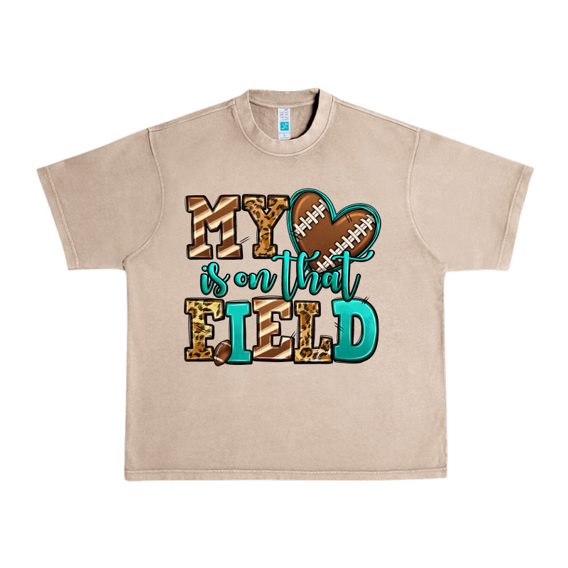 My Heart Is On That Field American Football Urban Heavy Tee by Jasminsmagicworld | Teevron