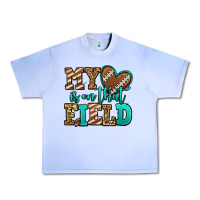 Grape Ice my heart is on that field american football Urban Heavy Tee - Jasminsmagicworld