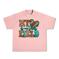 Salmon my heart is on that field american football Urban Heavy Tee - Jasminsmagicworld