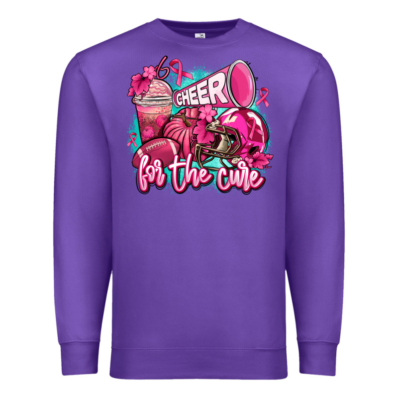 Cheer For The Cure Premium Sweatshirt by AdoDesignShop | Teevron