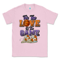 Bubblegum Pink for the love of the game basketball Classic Tee - HowdyJamesFarm