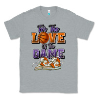 Heather Grey for the love of the game basketball Classic Tee - HowdyJamesFarm