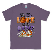 Lavender for the love of the game basketball Classic Tee - HowdyJamesFarm