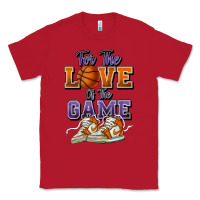 Red for the love of the game basketball Classic Tee - HowdyJamesFarm
