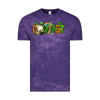 Cloud Purple St. Patrick's Day Dentist Vintage Tee - CowGirlArtShop