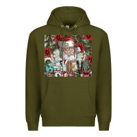 Army Green Believe Premium Hoodie - CowhideDigitalArt