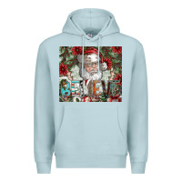 Blue Mist Believe Premium Hoodie - CowhideDigitalArt