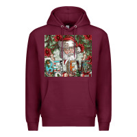 Burgundy Believe Premium Hoodie - CowhideDigitalArt
