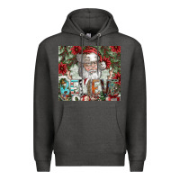 Charcoal Heather Believe Premium Hoodie - CowhideDigitalArt