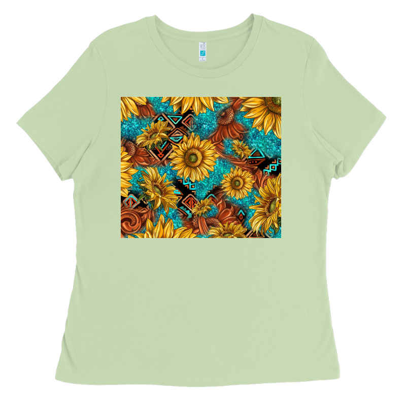 Rustic Sunflowers Ladies Tee by TumblerDesignByShophia | Teevron