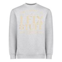 Heather Grey that's what i do i fix stuff and i know things funny saying t shirt Heavyweight Sweatshirt - maiPhamDesign