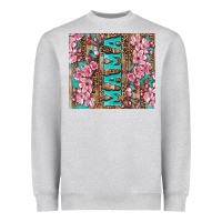 Heather Grey cherry blossoms mama tumbler Heavyweight Sweatshirt - Artiststas