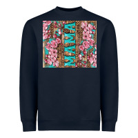 Navy cherry blossoms mama tumbler Heavyweight Sweatshirt - Artiststas