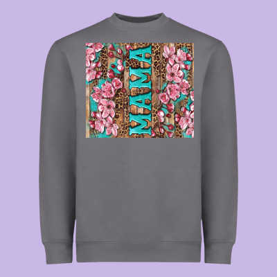 Cherry Blossoms Mama Tumbler Heavyweight Sweatshirt Designed By Artiststas