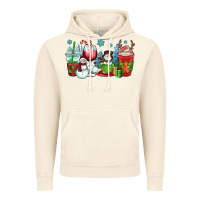 Vintage Artic christmas snowman coffee cups Vintage Hoodie - OliviaCreatesArt
