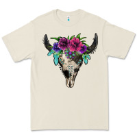 Cowhide Bull Skull Premium Tee | Teevron
