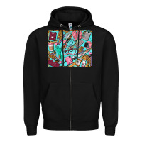 Black nurse mousepad Zipper Hoodie - BarkalooDesign