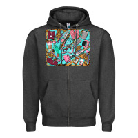 Charcoal Heather nurse mousepad Zipper Hoodie - BarkalooDesign