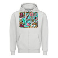 Dove Grey nurse mousepad Zipper Hoodie - BarkalooDesign