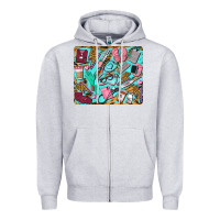 Heather Grey nurse mousepad Zipper Hoodie - BarkalooDesign